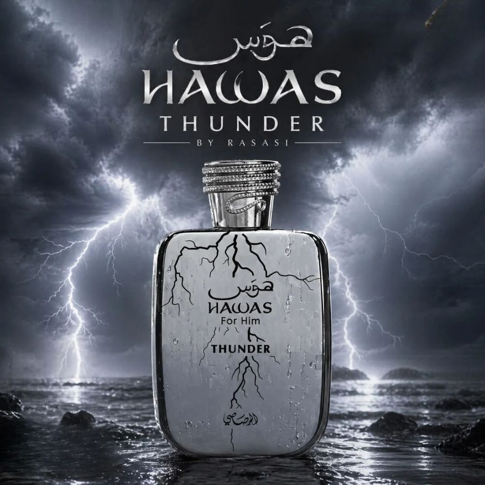 Nước Hoa Nam Rasasi Hawas Thunder for Him EDP